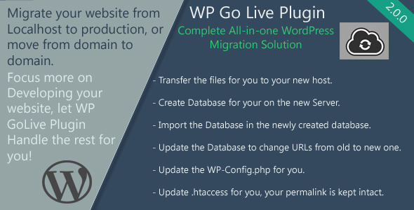 WP GoLive Preview Wordpress Plugin - Rating, Reviews, Demo & Download