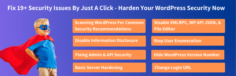 WP Hardening (discontinued) Preview Wordpress Plugin - Rating, Reviews, Demo & Download