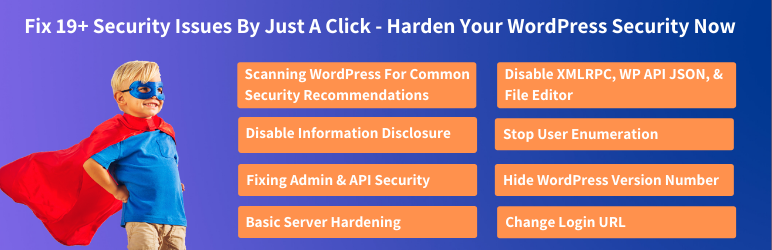 WP Hardening – Fix Your WordPress Security Preview - Rating, Reviews, Demo & Download
