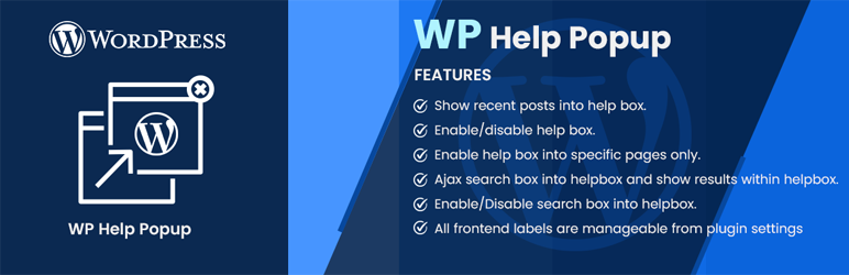 WP Help Popup Preview Wordpress Plugin - Rating, Reviews, Demo & Download