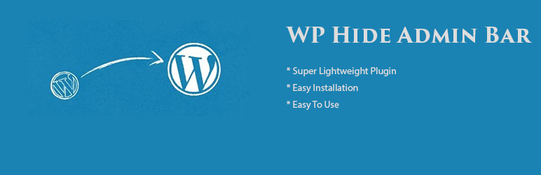 WP Hide Admin Bar Preview Wordpress Plugin - Rating, Reviews, Demo & Download
