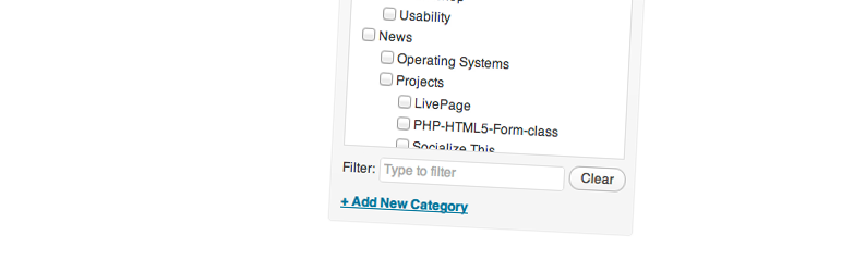 WP HTML5 Category Selector Preview Wordpress Plugin - Rating, Reviews, Demo & Download