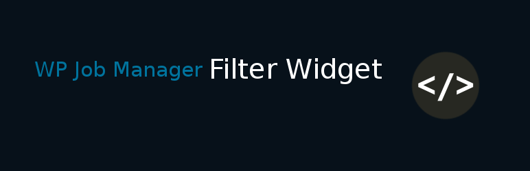 WP Job Manager Filter Widget Preview Wordpress Plugin - Rating, Reviews, Demo & Download