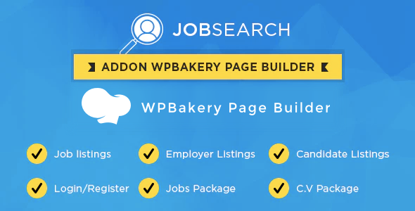 Wp JobSearch Plugin Short-codes Addon For Wp Bakery Page Builder Plugin Preview - Rating, Reviews, Demo & Download