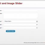 WP JQuery Text And Image Slider