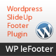WP LeFooter – Wordpress SlideUp Footer Plugin