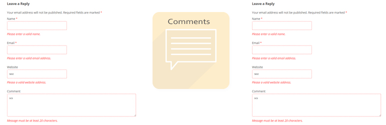 WP Live Comments Validation Preview Wordpress Plugin - Rating, Reviews, Demo & Download