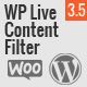 WP Live Content Filter