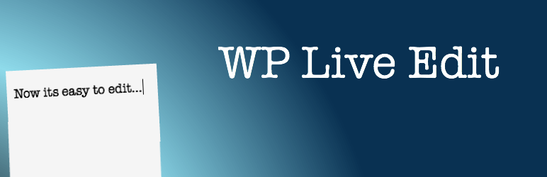 WP Live Edit Preview Wordpress Plugin - Rating, Reviews, Demo & Download