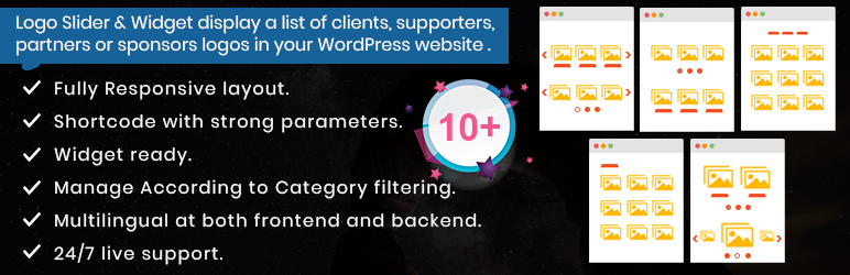 WP Logo Slider And Widget Responsive Preview Wordpress Plugin - Rating, Reviews, Demo & Download