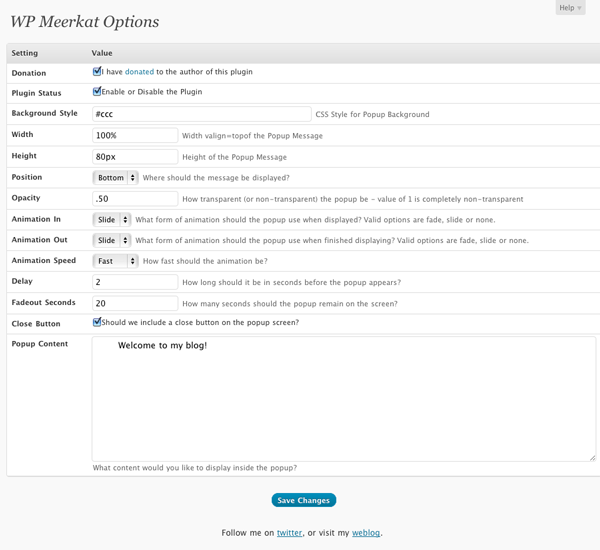 WP Meerkat Preview Wordpress Plugin - Rating, Reviews, Demo & Download