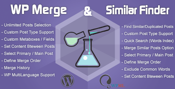 WP Merge + Similar Finder | Optimization & SEO Tool Preview Wordpress Plugin - Rating, Reviews, Demo & Download