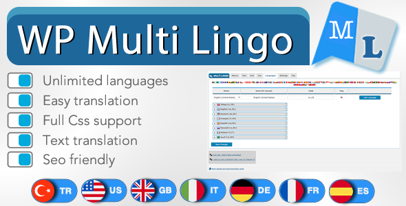 WP Multi Lingo Preview Wordpress Plugin - Rating, Reviews, Demo & Download