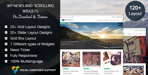 WP News And Scrolling Widgets Pro – WordPress News Plugin Preview - Rating, Reviews, Demo & Download