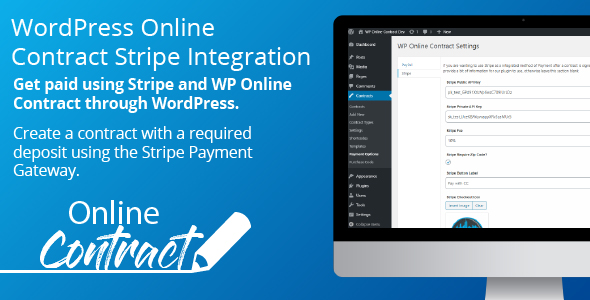 WP Online Contract Stripe Payments Preview Wordpress Plugin - Rating, Reviews, Demo & Download