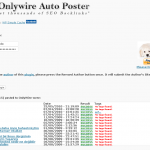 WP OnlyWire Auto Poster