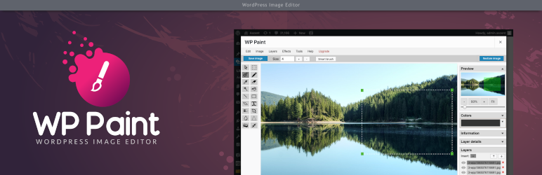 WP Paint – WordPress Image Editor Preview - Rating, Reviews, Demo & Download