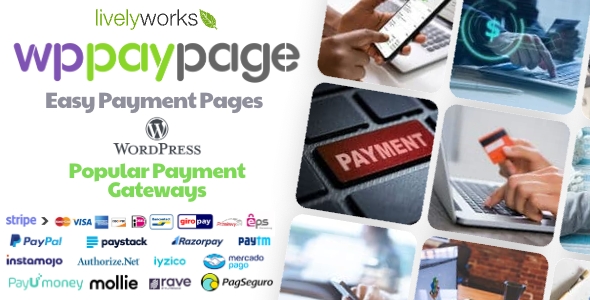 WP-PayPage – Easy And Ready To Use Payment Pages Using Popular Payment Gateways – WordPress Plugin Preview - Rating, Reviews, Demo & Download