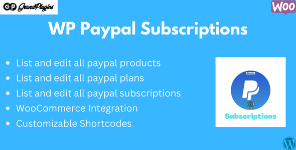 WP Paypal Subscriptions Preview Wordpress Plugin - Rating, Reviews, Demo & Download