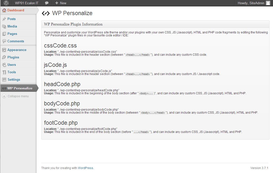 WP Personalize Preview Wordpress Plugin - Rating, Reviews, Demo & Download