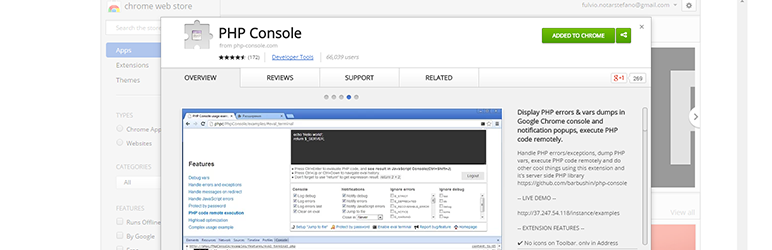 WP PHP Console Preview Wordpress Plugin - Rating, Reviews, Demo & Download