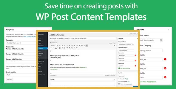 WP Post Content Template Preview Wordpress Plugin - Rating, Reviews, Demo & Download