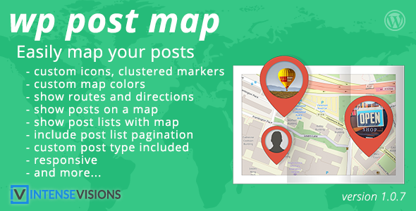 WP Post Map – Google Maps Plugin For WordPress Preview - Rating, Reviews, Demo & Download