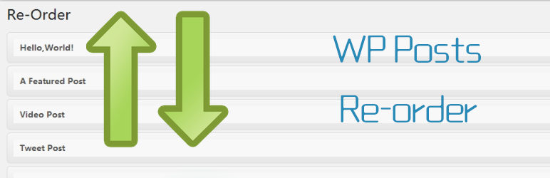 WP Posts Re-order Preview Wordpress Plugin - Rating, Reviews, Demo & Download