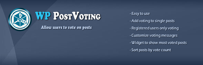 WP PostVoting Preview Wordpress Plugin - Rating, Reviews, Demo & Download