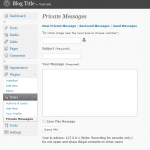 WP Private Messages