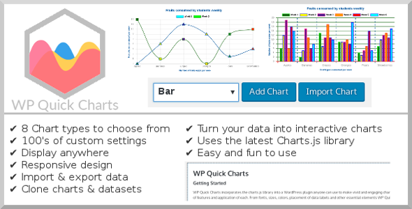 WP Quick Charts Preview Wordpress Plugin - Rating, Reviews, Demo & Download