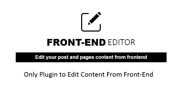 WP Quick Front-end Editor – WordPress Plugin Preview - Rating, Reviews, Demo & Download