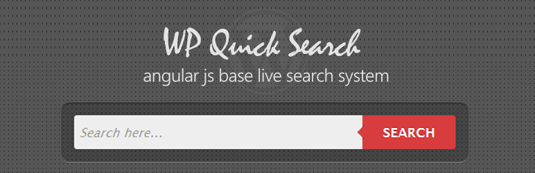 WP Quick Search Preview Wordpress Plugin - Rating, Reviews, Demo & Download