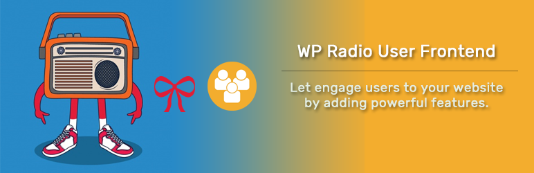 WP Radio User Frontend Preview Wordpress Plugin - Rating, Reviews, Demo & Download