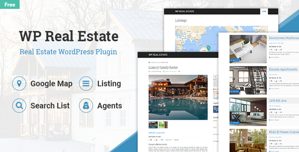 WP Real Estate – Plugin For Realtors Preview - Rating, Reviews, Demo & Download