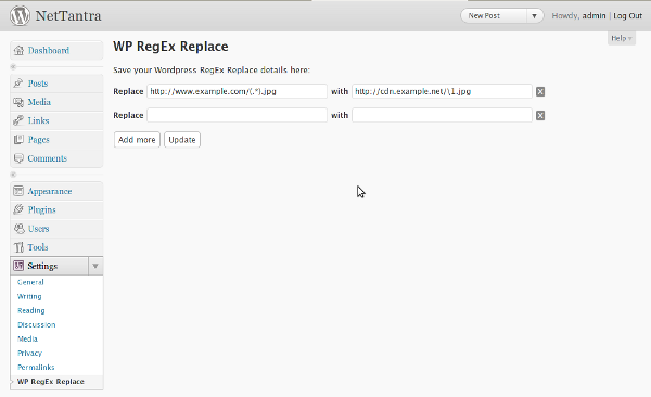 WP RegEx Replace Preview Wordpress Plugin - Rating, Reviews, Demo & Download