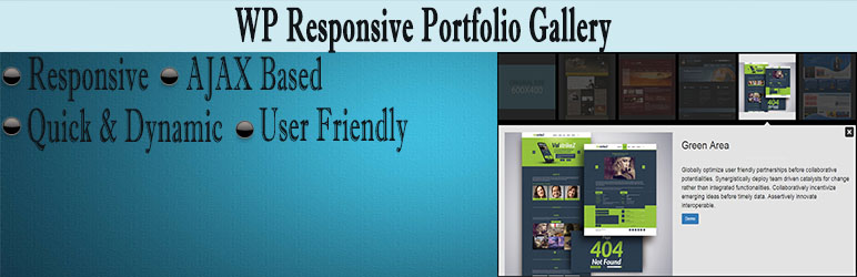 WP Responsive Portfolio Gallery Preview Wordpress Plugin - Rating, Reviews, Demo & Download