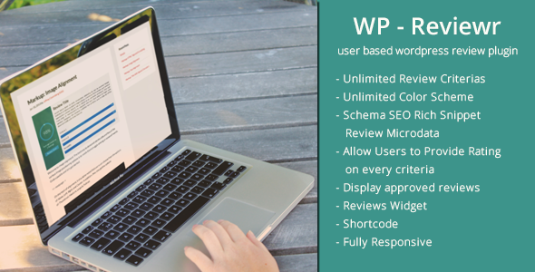 WP Reviewr Pro | User Based Review Plugin For WordPress Preview - Rating, Reviews, Demo & Download