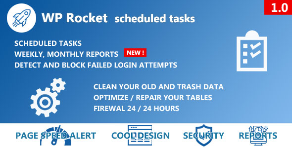 WP Rocket Scheduled Tasks Preview Wordpress Plugin - Rating, Reviews, Demo & Download
