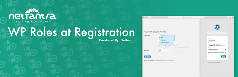 WP Roles At Registration Preview Wordpress Plugin - Rating, Reviews, Demo & Download
