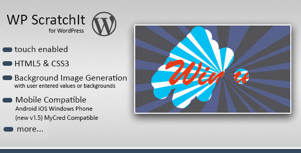 WP ScratchIt Preview Wordpress Plugin - Rating, Reviews, Demo & Download