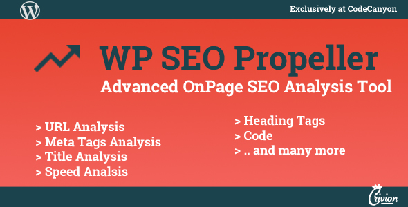 WP SEO Propeller – Advanced SEO Analysis Tool Preview Wordpress Plugin - Rating, Reviews, Demo & Download