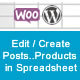 WP Sheet Editor – Spreadsheet Editor For WordPress Posts And Products