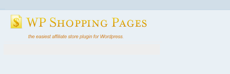 WP Shopping Pages Preview Wordpress Plugin - Rating, Reviews, Demo & Download
