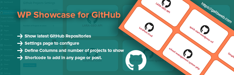 WP Showcase For GitHub Preview Wordpress Plugin - Rating, Reviews, Demo & Download