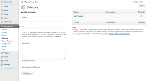 WP Sidebars Preview Wordpress Plugin - Rating, Reviews, Demo & Download