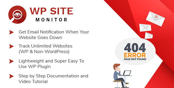 WP Site Monitor – WordPress Plugin For Monitoring Your Websites Availability Preview - Rating, Reviews, Demo & Download
