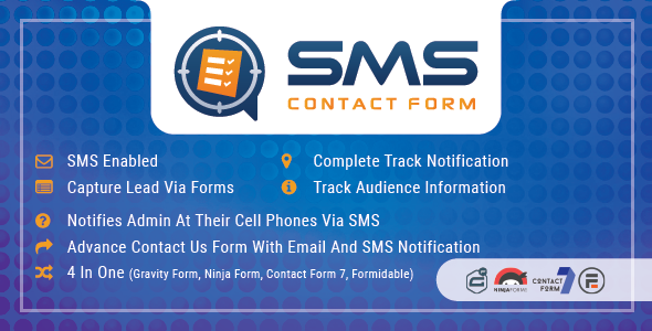 WP SMS Contact Form  Preview Wordpress Plugin - Rating, Reviews, Demo & Download