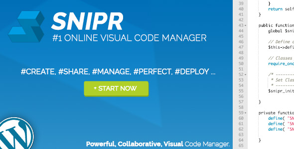 WP Snipr – Collaborative Code Editor Preview Wordpress Plugin - Rating, Reviews, Demo & Download