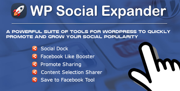 WP Social Expander Preview Wordpress Plugin - Rating, Reviews, Demo & Download